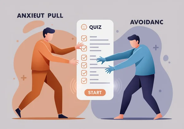 Couple in push-pull dynamic, hint of relationship quiz