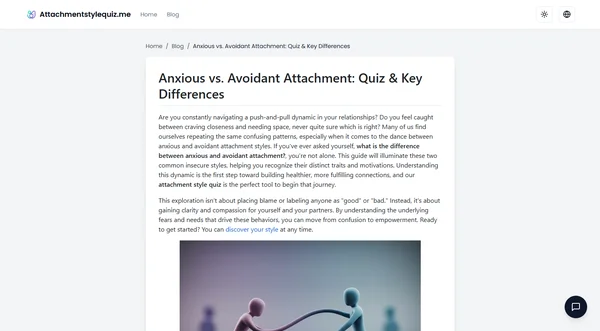 Anxious vs. Avoidant Attachment: Quiz & Key Differences