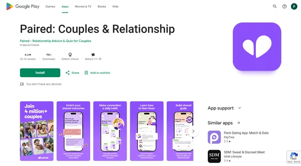 Paired: Couples & Relationship (Android)